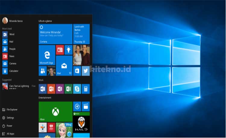 sejarah windows 10